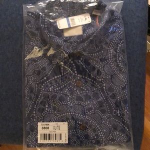 Tommy Bahama NWT paisley pattern silk shirt